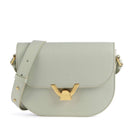 COCCINELLE Damen Umhängetasche aus seladongrünem Leder Dew Small Line