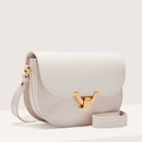 COCCINELLE Damen Schultertasche aus Leder Farbe White Dew Small Linie