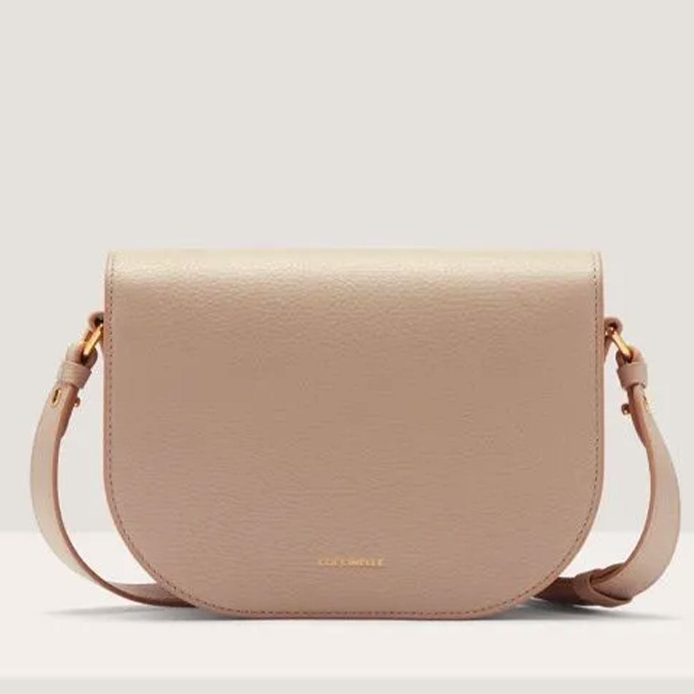 COCCINELLE Damen Schultertasche aus Leder Rosette Dew Small Line