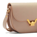 COCCINELLE Damen Schultertasche aus Leder Rosette Dew Small Line