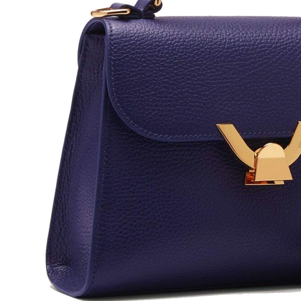 Borsa Donna a Mano COCCINELLE in Pelle Royal Blue linea Dew