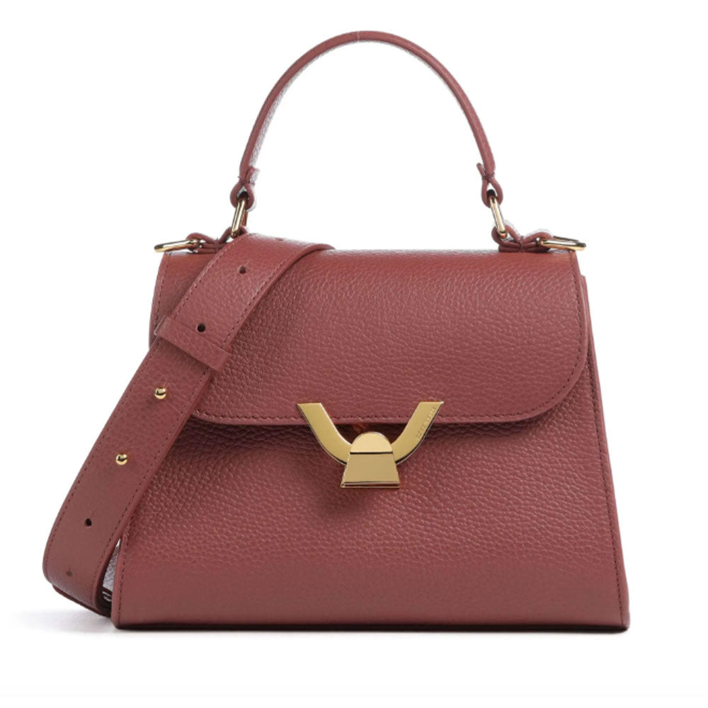 Borsa Donna a Mano COCCINELLE in Pelle Brandy linea Dew