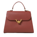 Borsa Donna a Mano COCCINELLE in Pelle Brandy linea Dew Misura Media