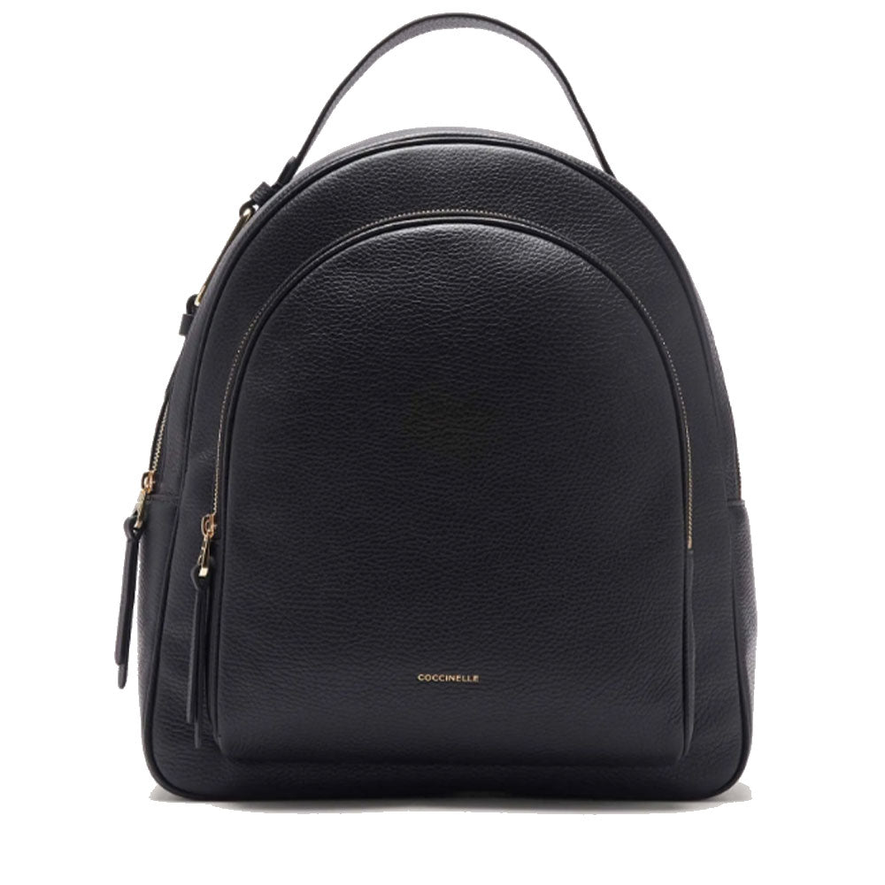 Zaino Donna COCCINELLE in Pelle Linea Malory colore Nero Misura Grande