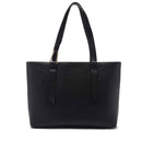 Black Leather Tote Bag COCCINELLE Malory Large