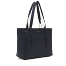 Midnight Blue Leather Tote Bag COCCINELLE Malory Large