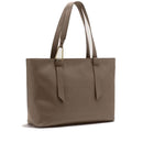 Tote Bag COCCINELLE in Leather Malory Line Warm Taupe Large Size