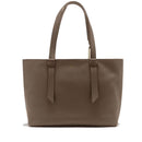 Tote Bag COCCINELLE in Leather Malory Line Warm Taupe Large Size