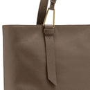 Tote Bag COCCINELLE in Leather Malory Line Warm Taupe Large Size