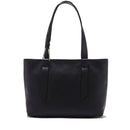 Black Leather Tote Bag COCCINELLE Malory Medium