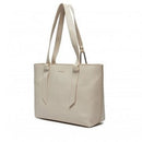 Lambskin White Leather Tote Bag COCCINELLE Malory Medium
