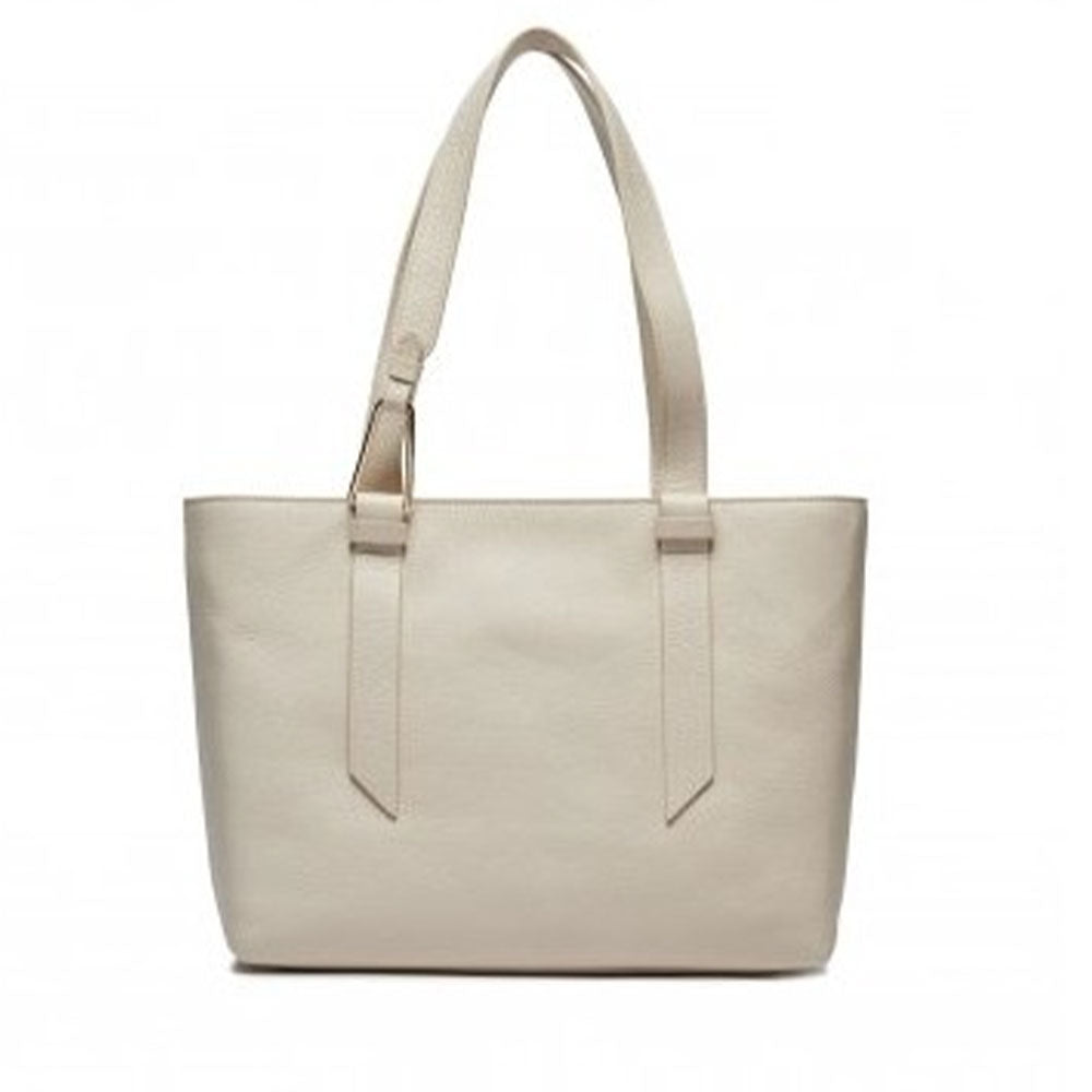 COCCINELLE Malory Linie
Leder Shopping Bag aus Lammleder in Weiß Farbe 