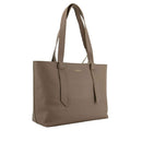 Tote Bag COCCINELLE in Leather Malory Line Warm Taupe Medium Size