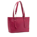 Women's Leather Tote Bag COCCINELLE Malory in Sangria, Medium Size