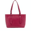 Women's Leather Tote Bag COCCINELLE Malory in Sangria, Medium Size