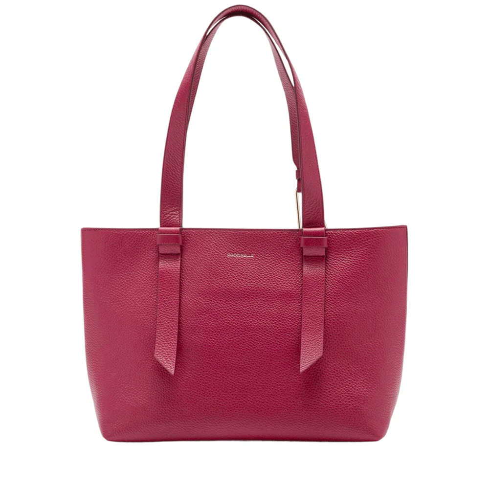 Borsa Shopping COCCINELLE in Pelle Linea Malory colore Sangria Misura Medium