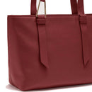 Women's Leather Tote Bag COCCINELLE Malory in Brandy, Medium Size