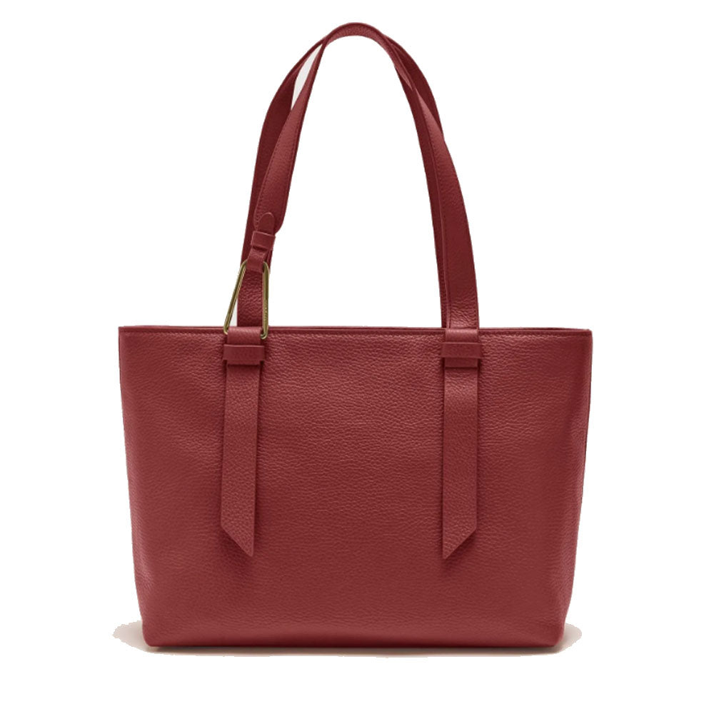Women's Leather Tote Bag COCCINELLE Malory in Brandy, Medium Size