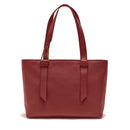 Women's Leather Tote Bag COCCINELLE Malory in Brandy, Medium Size