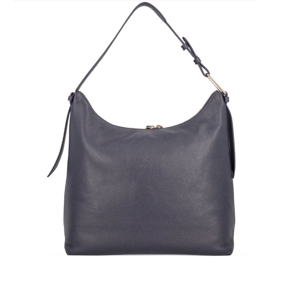 Borsa Hobo COCCINELLE in Pelle Linea Malory colore Midnight Blue Misura Large