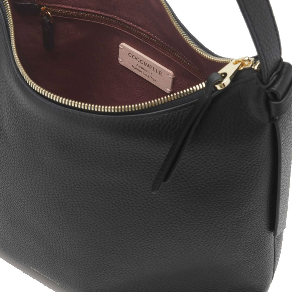 Borsa Hobo COCCINELLE in Pelle Linea Malory colore Nero