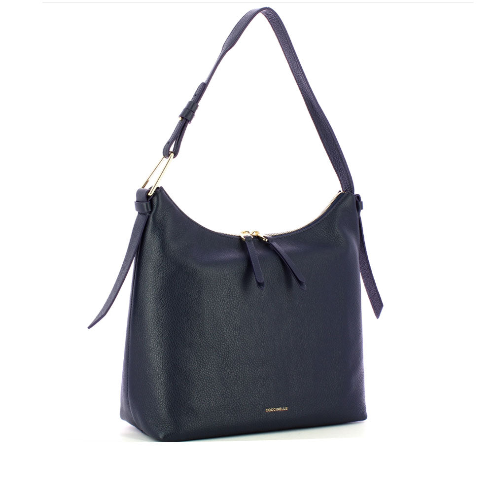 Borsa Hobo COCCINELLE in Pelle Linea Malory colore Midight Blue