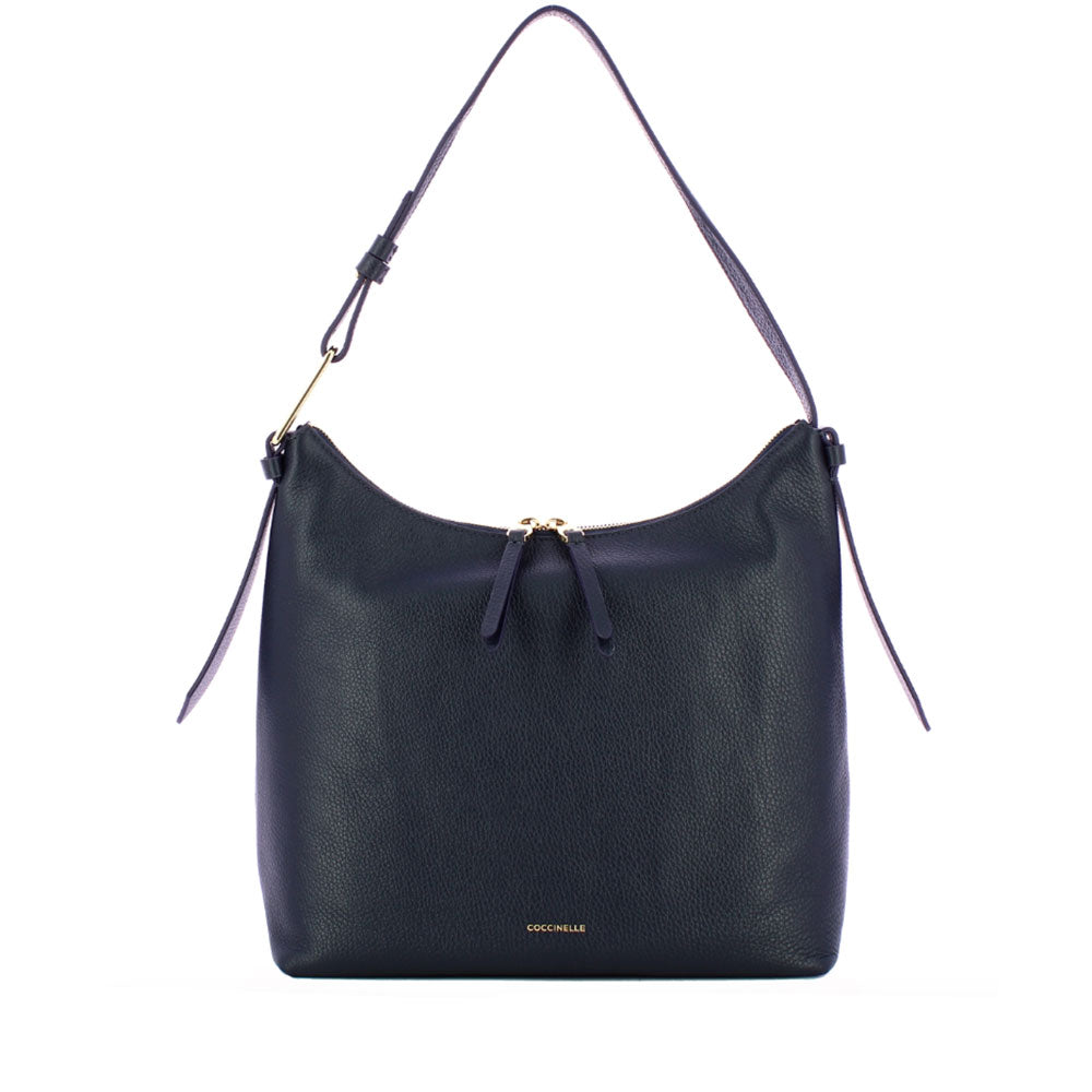 Borsa Hobo COCCINELLE in Pelle Linea Malory colore Midight Blue