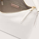 Borsa Hobo COCCINELLE in Pelle Linea Malory colore Blanco