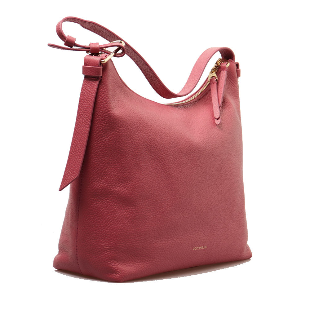 Borsa Hobo COCCINELLE in Pelle Linea Malory colore Rosewood