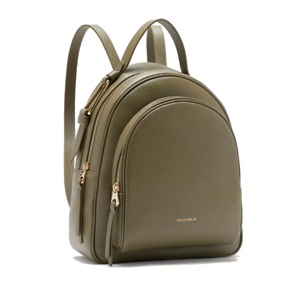 Zaino Donna COCCINELLE in Pelle Linea Malory colore Laurel Green