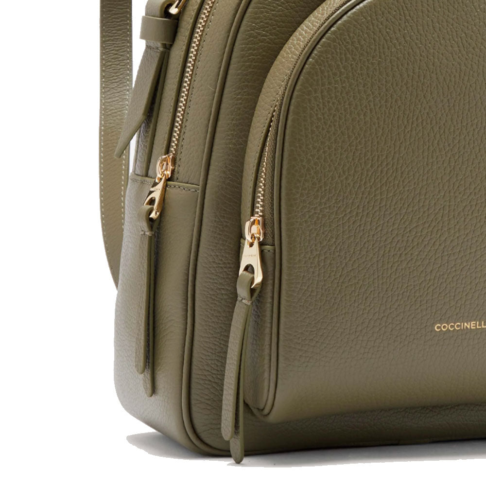 Zaino Donna COCCINELLE in Pelle Linea Malory colore Laurel Green