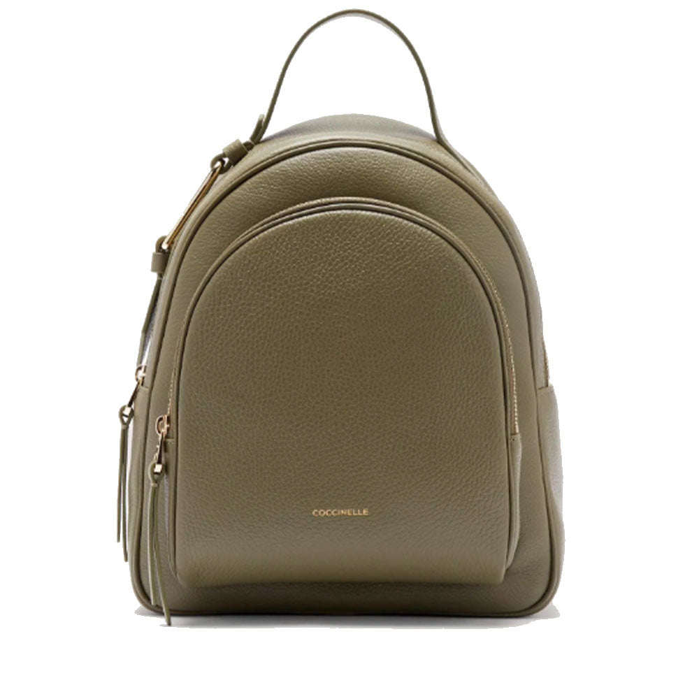 Zaino Donna COCCINELLE in Pelle Linea Malory colore Laurel Green