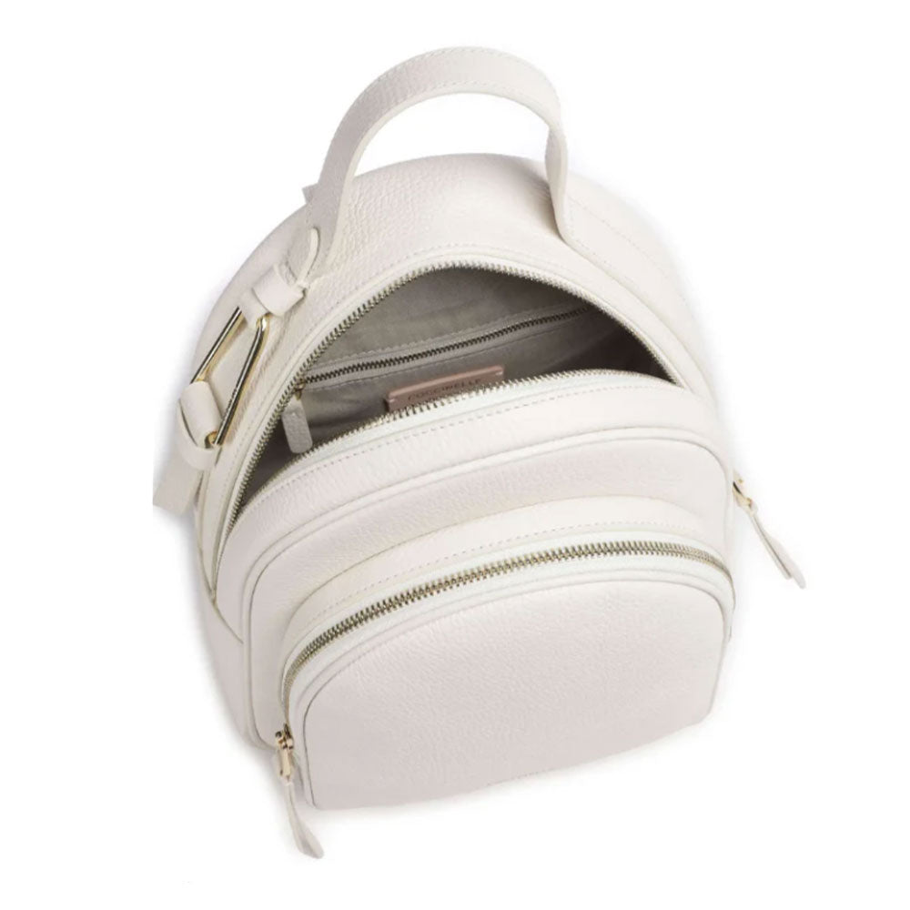 Zaino Donna COCCINELLE in Pelle Linea Malory colore Blanco
