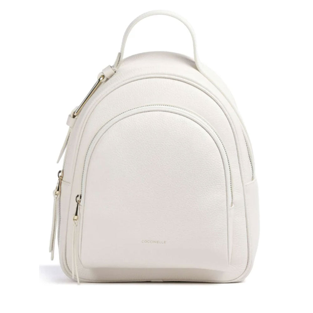 Zaino Donna COCCINELLE in Pelle Linea Malory colore Blanco