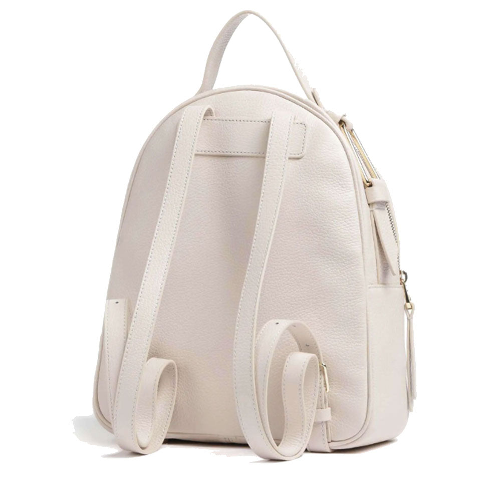 Zaino Donna COCCINELLE in Pelle Linea Malory colore Lambskin White