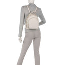 Zaino Donna COCCINELLE in Pelle Linea Malory colore Lambskin White