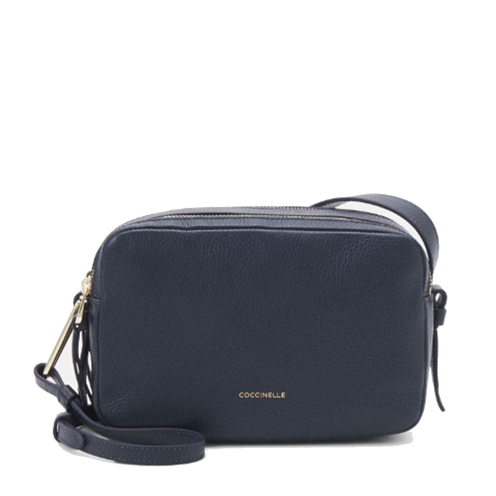 Borsa Donna a Tracolla COCCINELLE in Pelle Linea Malory colore Midnight Blue