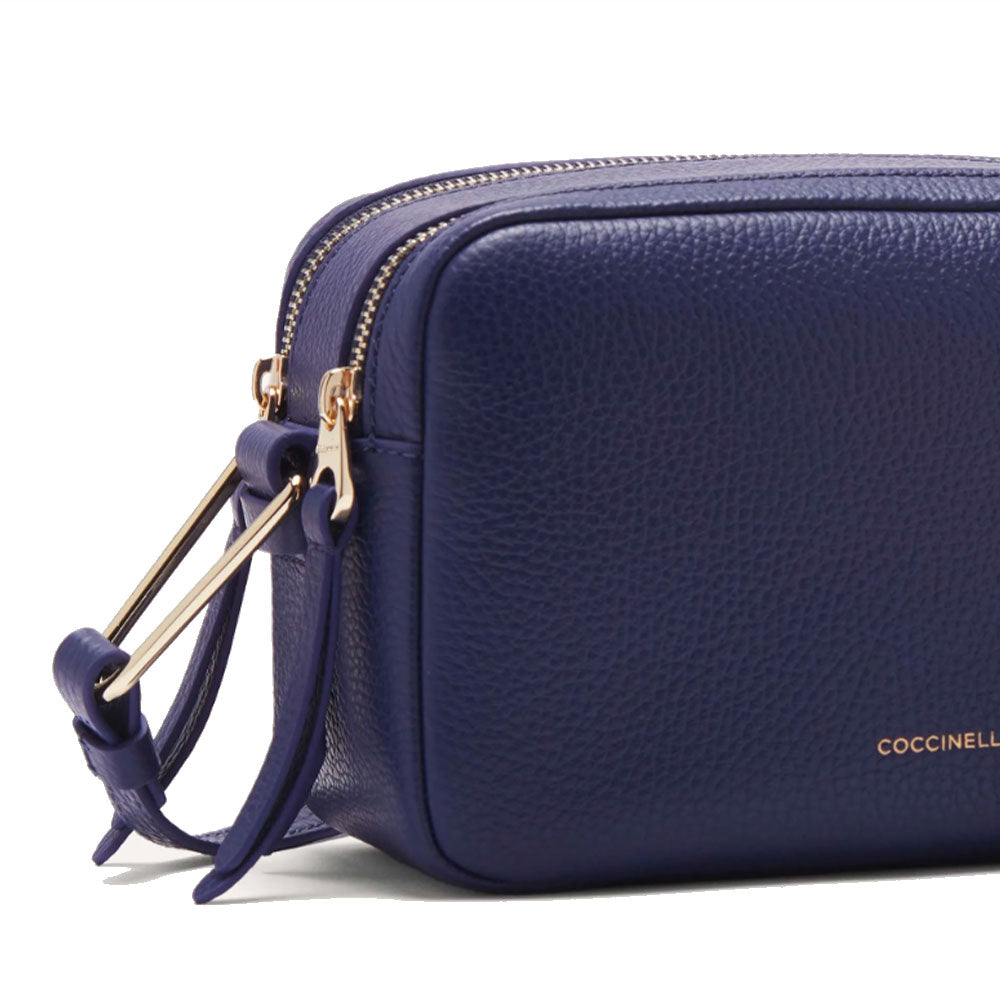 Borsa Donna a Tracolla COCCINELLE in Pelle Linea Malory colore Royal Blue