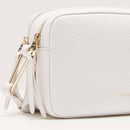 COCCINELLE Damen Umhängetasche aus Leder Malory Line Farbe Weiß