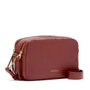 Women's Leather Crossbody Bag COCCINELLE Malory in Brandy