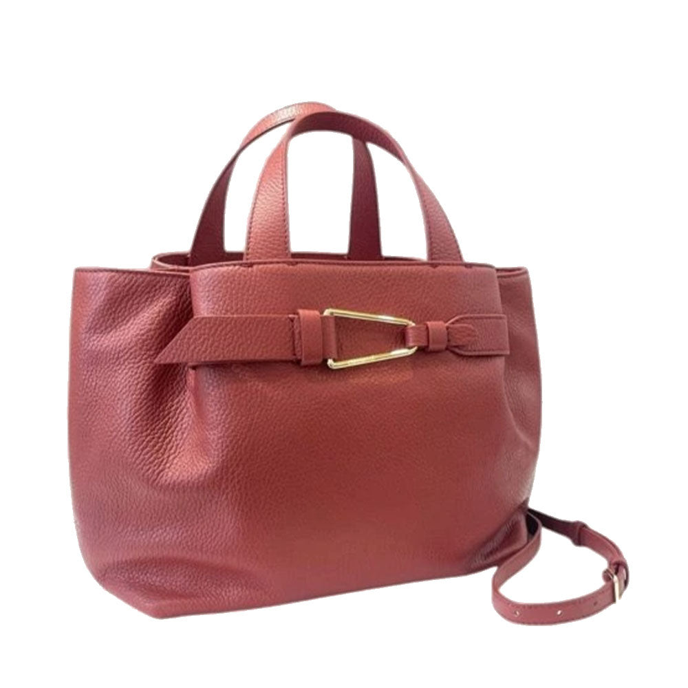 Borsa Donna a Mano COCCINELLE in Pelle Linea Malory colore Brandy