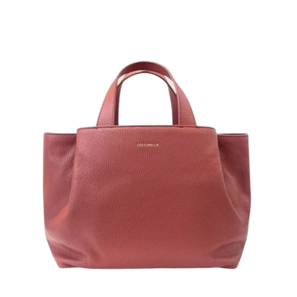 Women's Brandy Leather Handbag COCCINELLE Malory