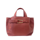 Women's Brandy Leather Handbag COCCINELLE Malory
