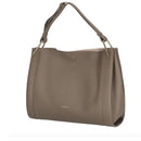 Borsa Donna a Spalla COCCINELLE in Pelle Linea Wallace colore Warm Taupe - Rosette