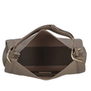 Borsa Donna a Spalla COCCINELLE in Pelle Linea Wallace colore Warm Taupe - Rosette