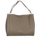 Borsa Donna a Spalla COCCINELLE in Pelle Linea Wallace colore Warm Taupe - Rosette