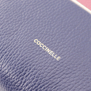 Borsa Donna a Mano COCCINELLE linea Boheme Small Colore Royal Blue - Rosewood - Lambskin White