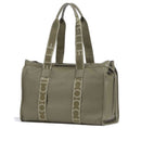 Borsa Donna a Spalla COCCINELLE in Pelle Linea 2Day Signature Large colore Laurel Green