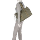 Borsa Donna a Spalla COCCINELLE in Pelle Linea 2Day Signature Large colore Laurel Green