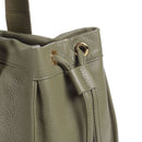 Borsa Donna a Spalla COCCINELLE in Pelle Linea 2Day Signature Large colore Laurel Green
